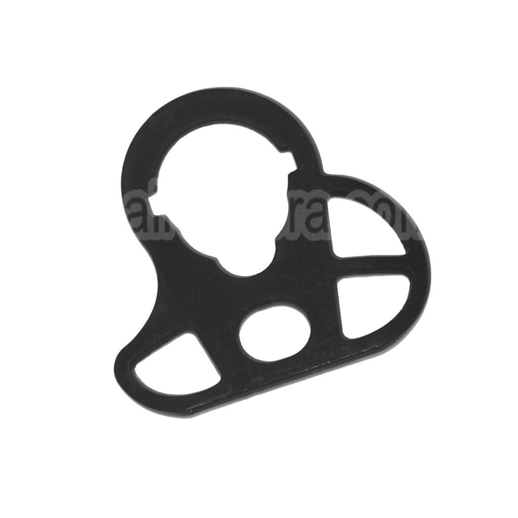 E&amp;C 3-Hole Type Crosse Tube Plaque Convient pour M4 M16 Série AEG Fusil Airsoft Noir