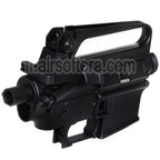 E&amp;C M16A2 Haut Bas Métal Boîtier Convient pour E&amp;C Tokyo Marui M4 M16 Série AEG Fusil Airsoft Noir