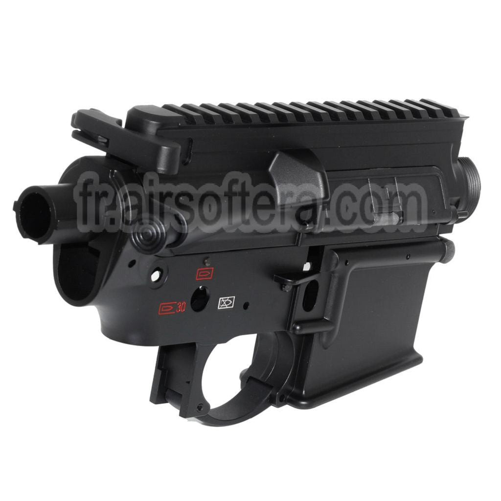 E&amp;C 416 A5 Haut Bas Métal Boîtier Convient pour E&amp;C Tokyo Marui 416 A5 M4 M16 Série AEG Fusil Airsoft Noir