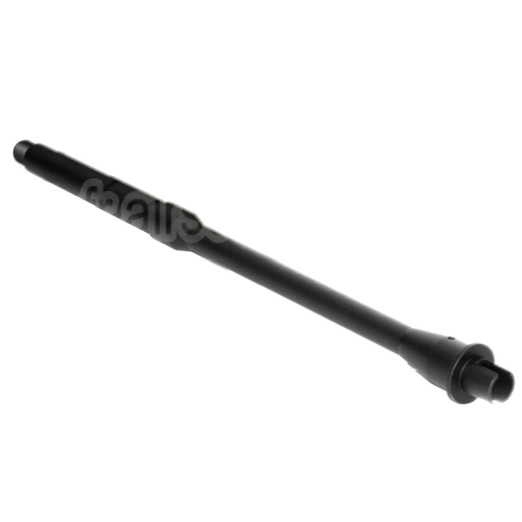 5KU 14.25/14.5 Pouces Aluminium Mid-Length Canon Extérieur -14mm CCW sens antihoraire Convient pour Tokyo Marui M4 MWS GBB Fusil Airsoft Noir