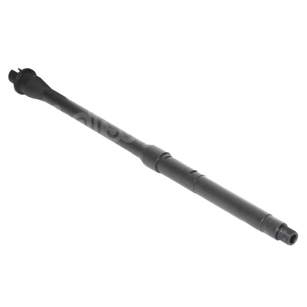 5KU 16/16.25 Pouces Aluminium Mid-Length Canon Extérieur -14mm CCW sens antihoraire Convient pour Tokyo Marui M4 MWS GBB Fusil Airsoft Noir