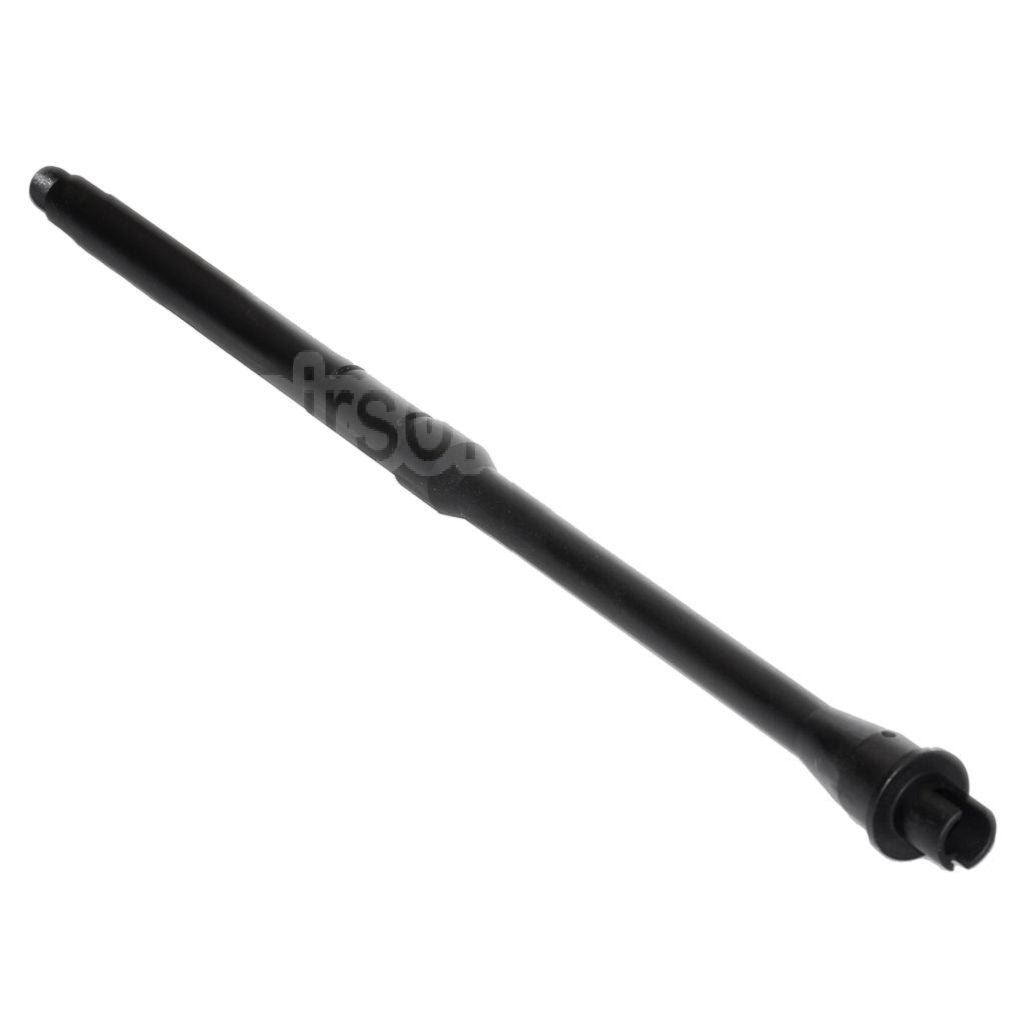 5KU 17.75/18 Pouces Aluminium Mid-Length Canon Extérieur -14mm CCW sens antihoraire Convient pour Tokyo Marui M4 MWS GBB Fusil Airsoft Noir