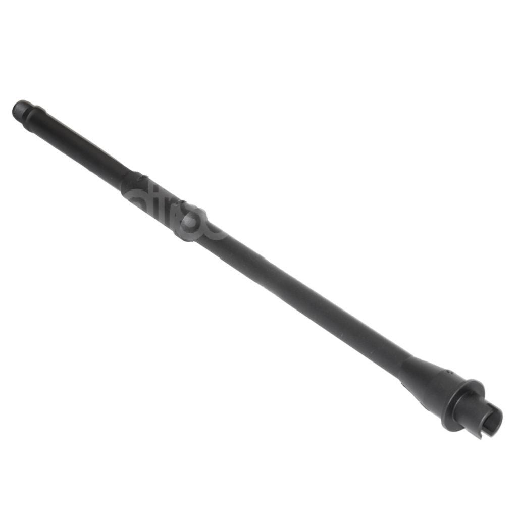 5KU Léger 16/16.25 Pouces Aluminium Mid-Length Canon Extérieur -14mm CCW sens antihoraire Convient pour Tokyo Marui M4 MWS GBB Fusil Airsoft Noir