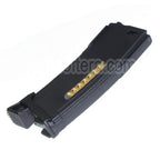 PTS 150 Billes Mid-Cap Enhanced Polymère Chargeur avec MAGPOD Base Plate Convient pour M4 M16 Série AEG Fusil Airsoft Noir