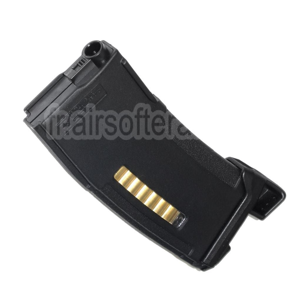 PTS 150 Billes Mid-Cap Enhanced Polymère Chargeur avec MAGPOD Base Plate Convient pour M4 M16 Série AEG Fusil Airsoft Noir