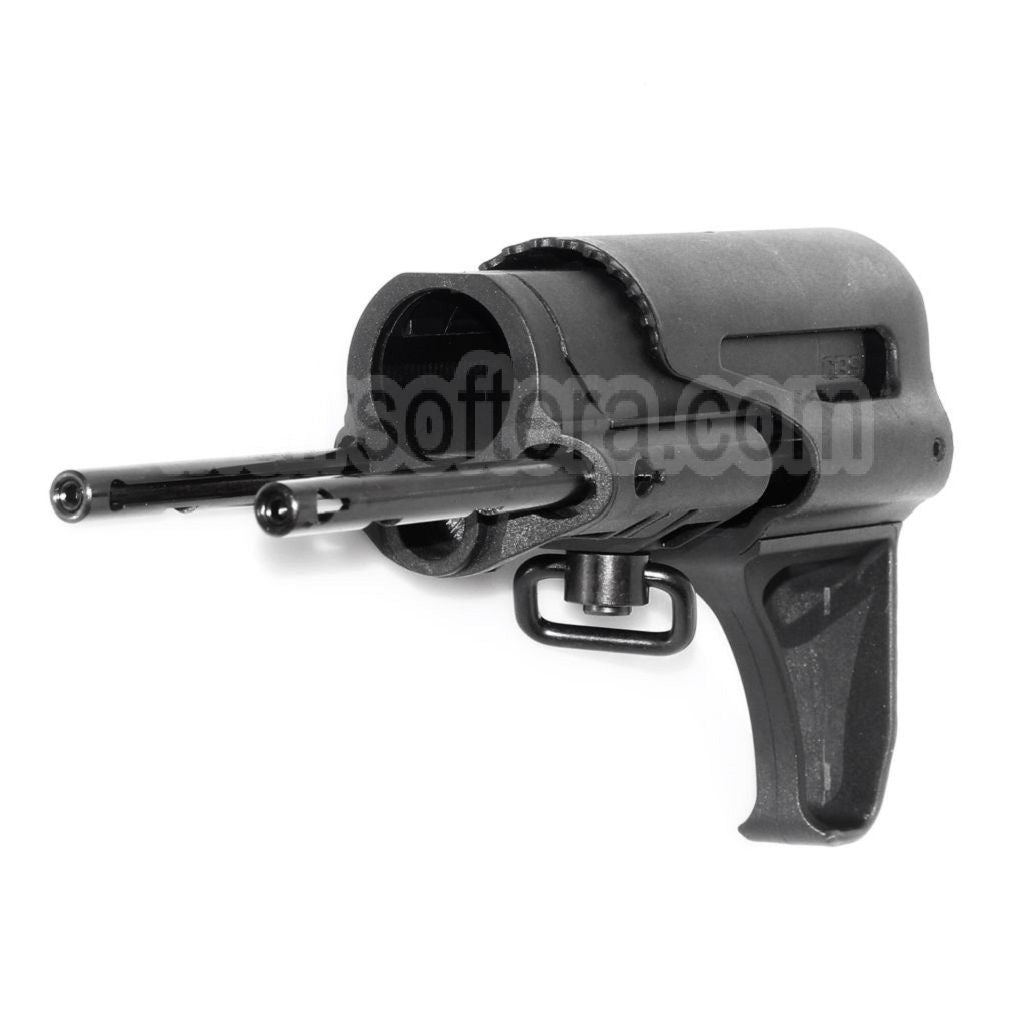 APS CRS PDW Style Collapsible Fusil Crosse Convient pour M4 M16 AEG Fusil Airsoft Noir