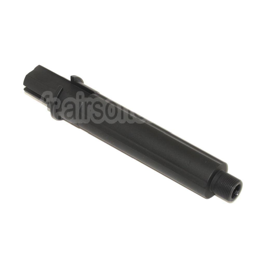 APS 5.375/5.875 Pouces Stubby Canon Extérieur -14mm CCW sens antihoraire Convient pour APS ASR Série M4 M16 AEG Fusil Airsoft Noir