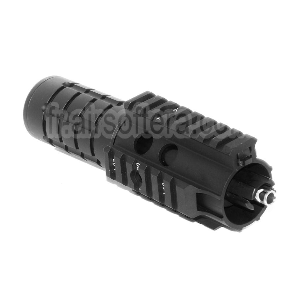 APS 166mm Mini Patriot Avant Kit Canon Extérieur Free Float Rail de Garde-Main Convient pour APS ASR Tokyo Marui M4 M16 Série AEG Fusil Airsoft Noir