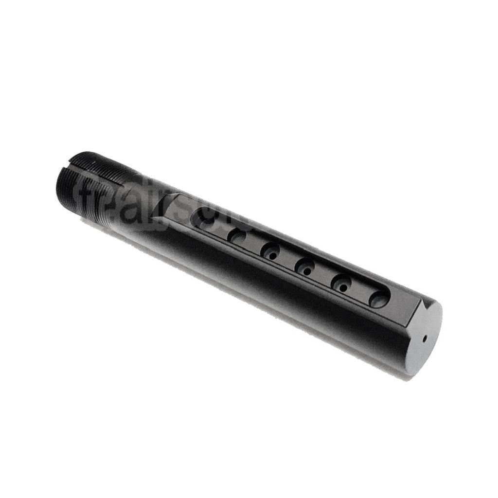 Guns Modifier GM CNC Aluminium 6 positions Crosse Buffer Tube Convient pour Tokyo Marui M4 MWS Série GBB Fusil Airsoft Noir