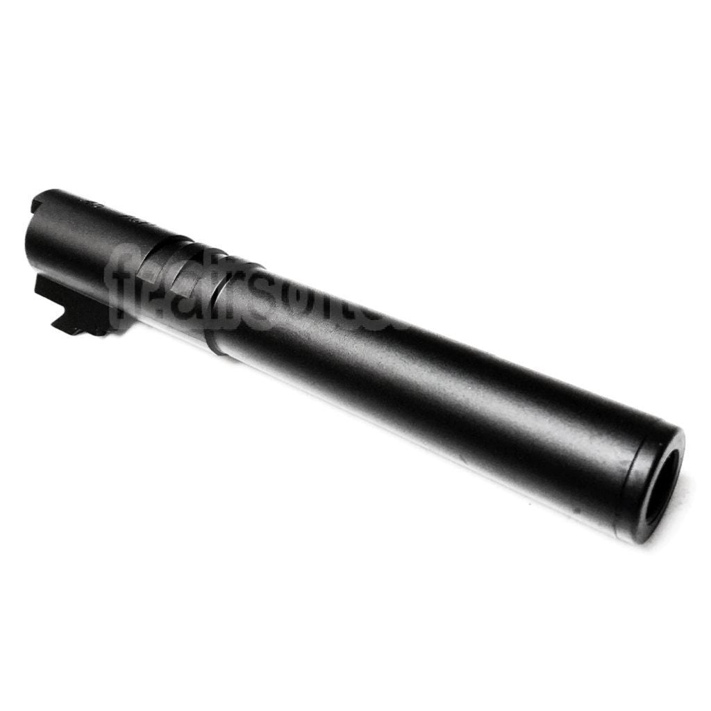 5KU 5 Pouces 123/127mm CNC Aluminium Canon Extérieur +11mm CW sens horaire Convient pour Armorer Works AW WE-TECH Tokyo Marui Hi-Capa 5.1 GBB Pistolet Airsoft