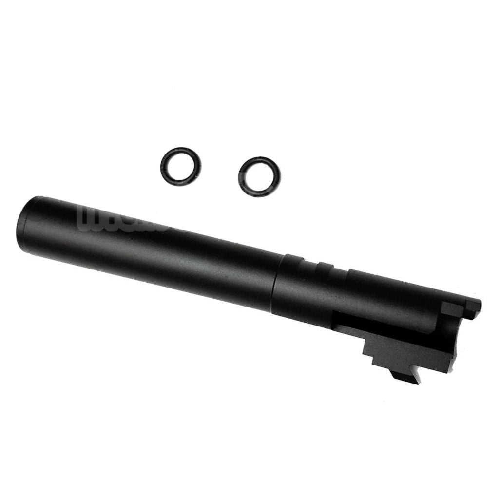 5KU 5 Pouces 123/127mm CNC Aluminium Canon Extérieur +11mm CW sens horaire Convient pour Armorer Works AW WE-TECH Tokyo Marui Hi-Capa 5.1 GBB Pistolet Airsoft