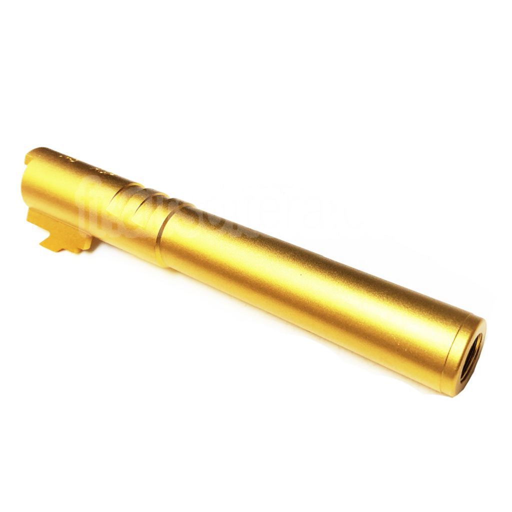 5KU 5 Pouces 123/127mm CNC Aluminium Canon Extérieur +11mm CW sens horaire Convient pour Armorer Works AW WE-TECH Tokyo Marui Hi-Capa 5.1 GBB Pistolet Airsoft