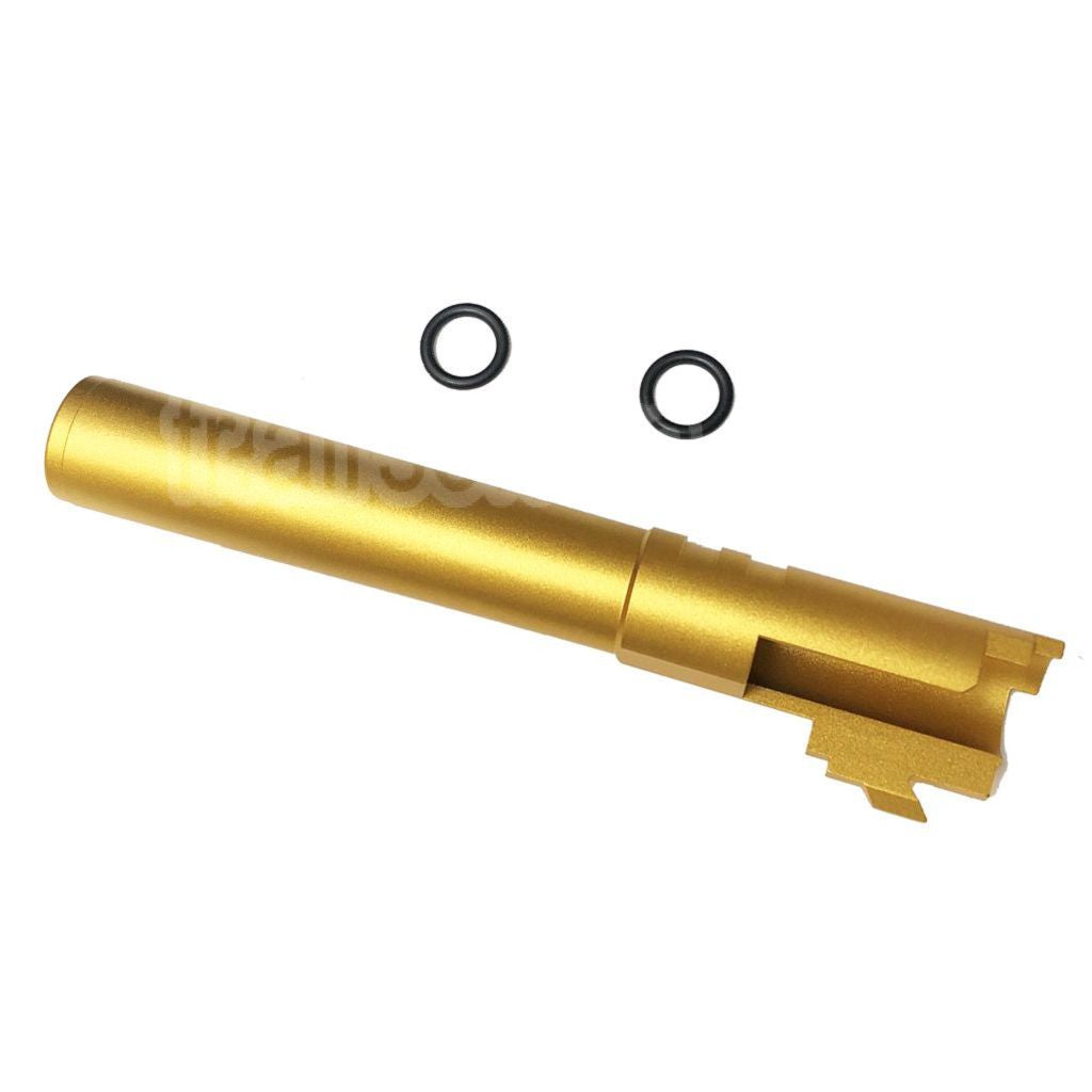 5KU 5 Pouces 123/127mm CNC Aluminium Canon Extérieur +11mm CW sens horaire Convient pour Armorer Works AW WE-TECH Tokyo Marui Hi-Capa 5.1 GBB Pistolet Airsoft
