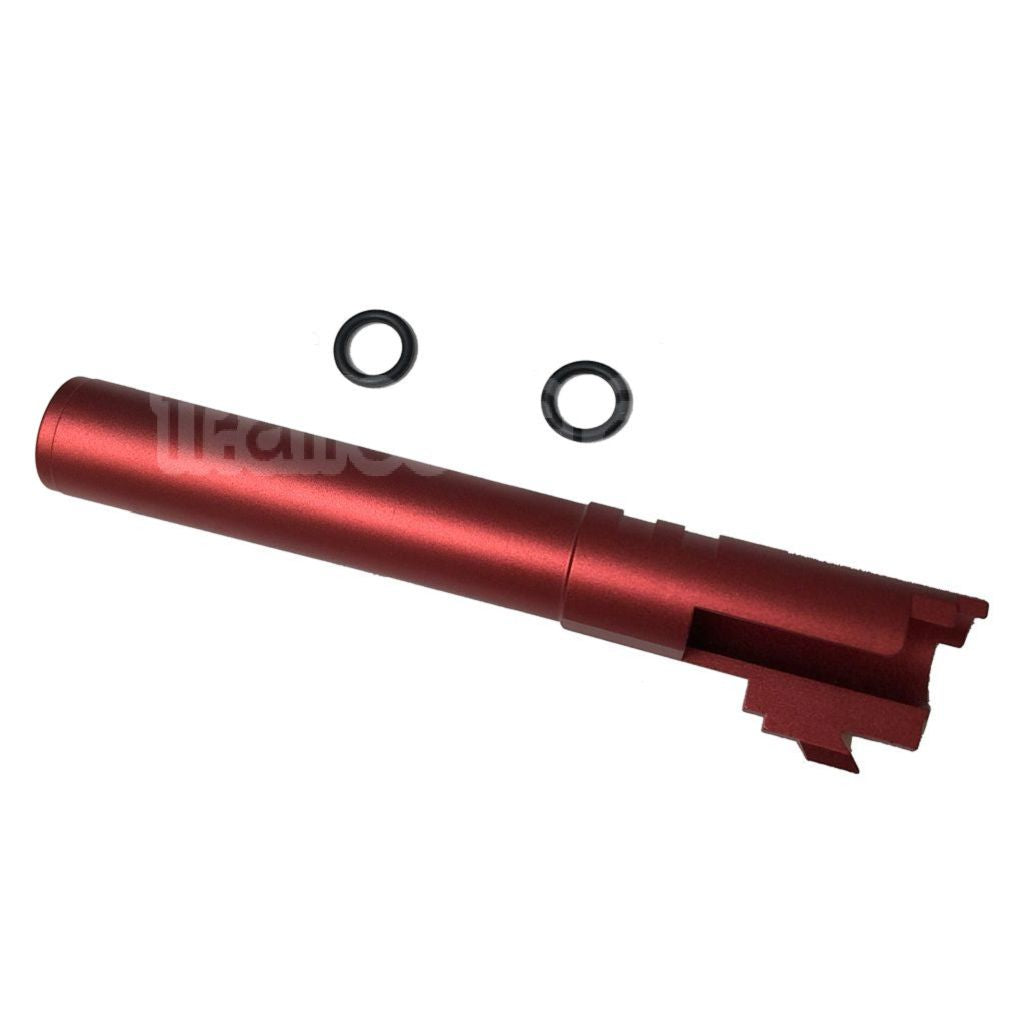 5KU 5 Pouces 123/127mm CNC Aluminium Canon Extérieur +11mm CW sens horaire Convient pour Armorer Works AW WE-TECH Tokyo Marui Hi-Capa 5.1 GBB Pistolet Airsoft