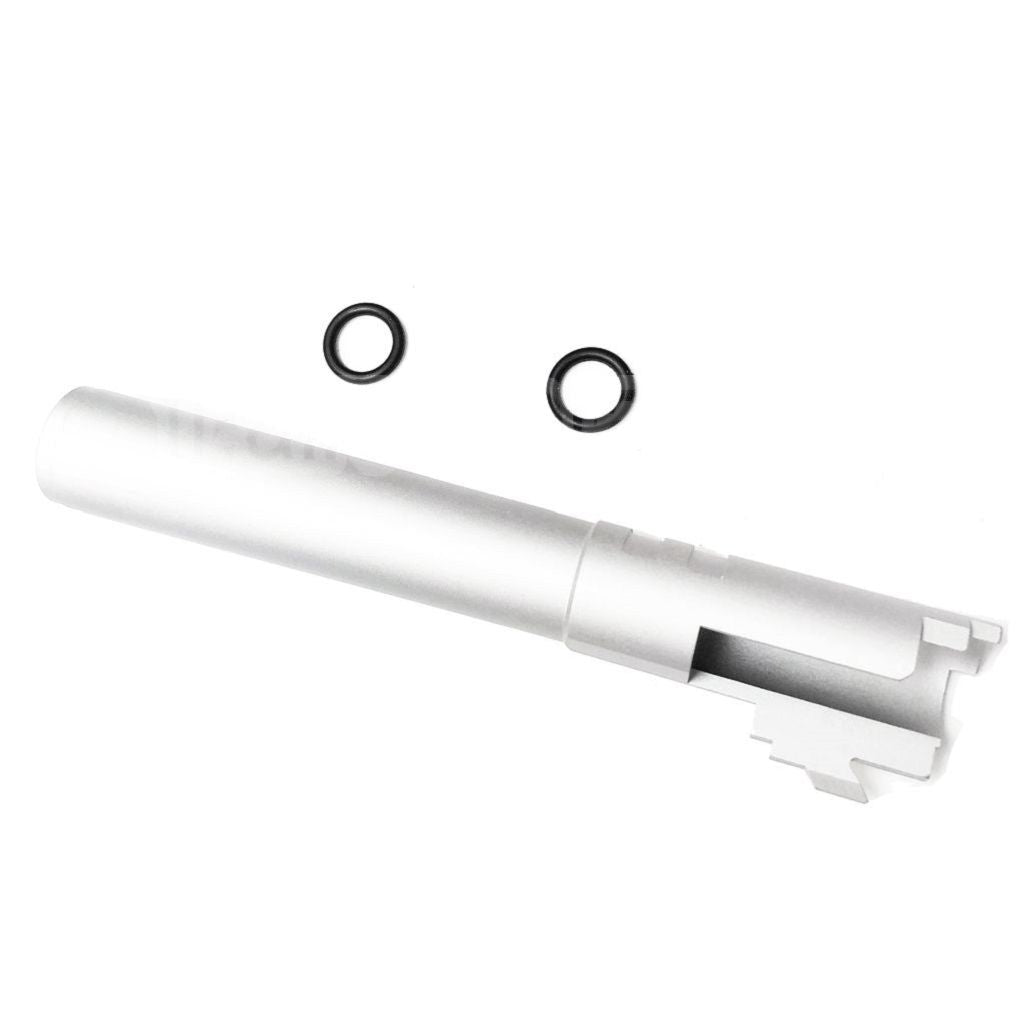 5KU 5 Pouces 123/127mm CNC Aluminium Canon Extérieur +11mm CW sens horaire Convient pour Armorer Works AW WE-TECH Tokyo Marui Hi-Capa 5.1 GBB Pistolet Airsoft