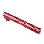 5KU 5 Pouces 123/127mm CNC Aluminium Tornade Style Spirale Canon Extérieur +11mm CW Convient pour Armorer Works AW WE-TECH Tokyo Marui Hi-Capa 5.1 GBB Pistolet Airsoft