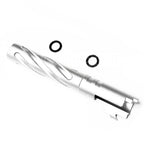 5KU 5 Pouces 123/127mm CNC Aluminium Tornade Style Spirale Canon Extérieur +11mm CW Convient pour Armorer Works AW WE-TECH Tokyo Marui Hi-Capa 5.1 GBB Pistolet Airsoft