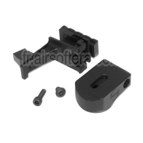 5KU Buffer Tube et M1913 20mm Rail AK To M4 Crosse Adaptateur Convient pour Tokyo Marui AKM GBB Fusil Airsoft Noir