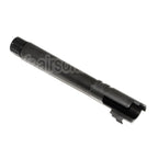 AIP 123mm/127mm Threaded Canon Extérieur avec Adaptor et Couvre Convient pour Tokyo Marui Hi-Capa 5.1 GBB Pistolet Airsoft Noir