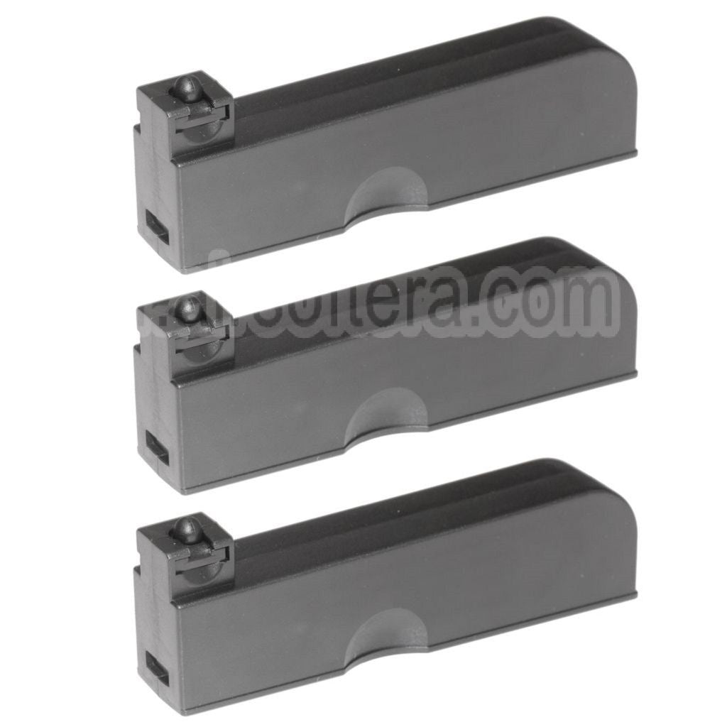 APS EMG 3 Pièces 30 Billes Chargeur Convient pour EMG Barrett Fieldcraft Bolt Action Sniper Fusil Airsoft Noir