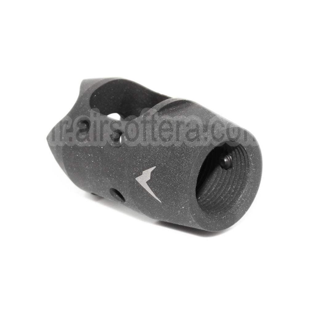PTS Rainier Arms MINI XT COMP Frein de Bouche Convient pour +14mm CW sens horaire Fileté Canon Fusil Airsoft
