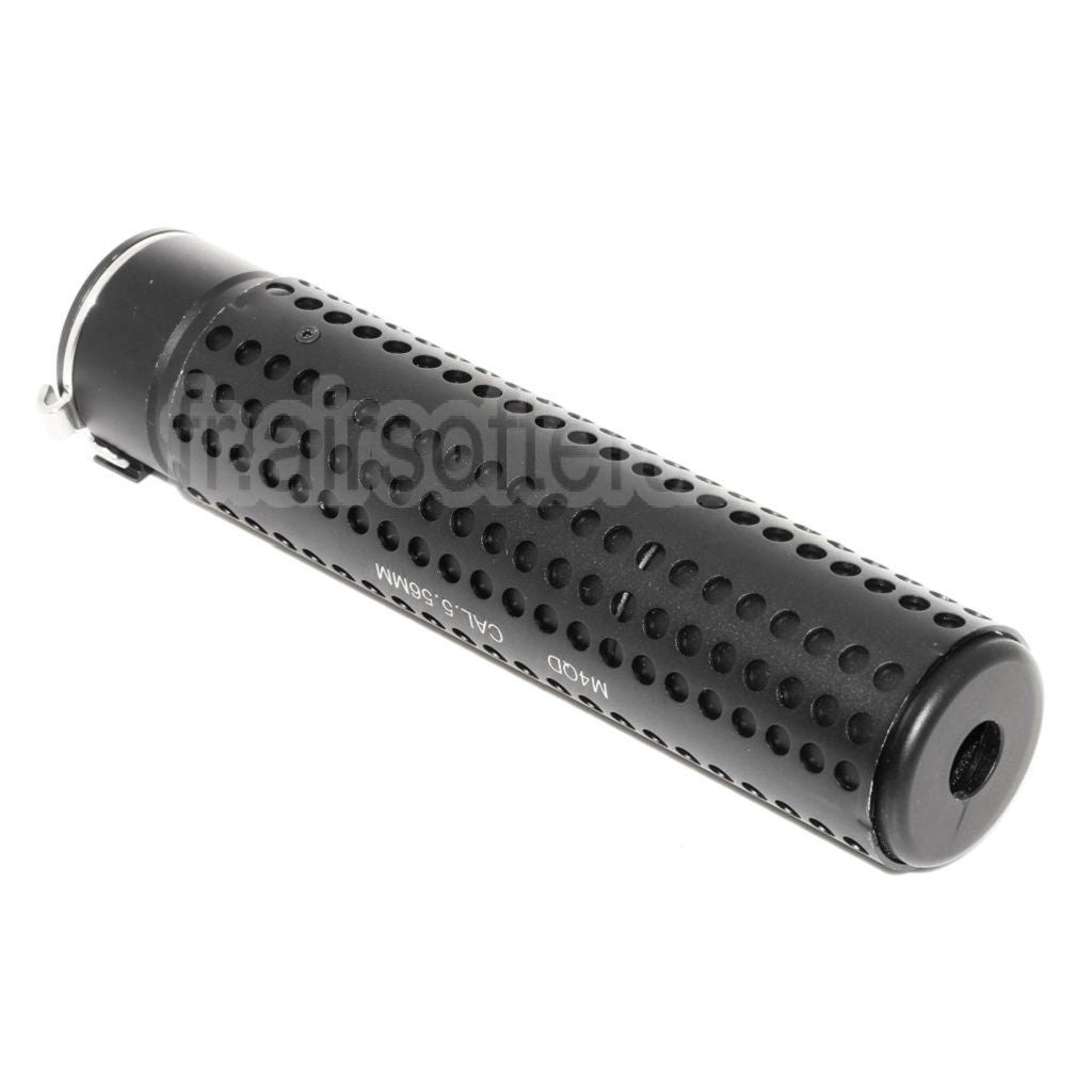 5KU 172mm KAC Style QD Canon Extension Silencieux avec Frein de Bouche Convient pour -14mm CCW sens antihoraire Canon Fusil Airsoft Noir