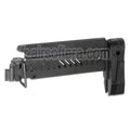 5KU PT-1 AK Side Pliable Crosse Convient pour E&amp;L AK Série Fusil Airsoft Noir