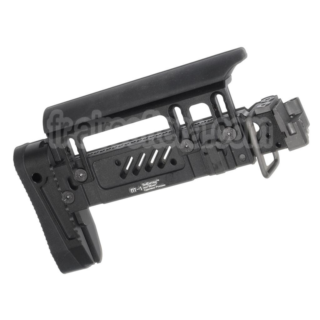 5KU PT-1 AK Side Pliable Crosse Convient pour E&amp;L AK Série Fusil Airsoft Noir