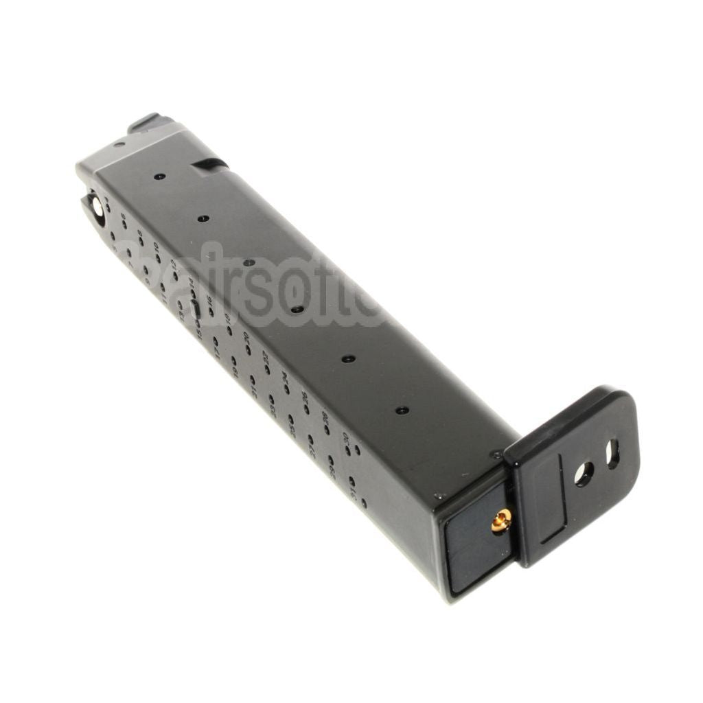 King Arms 30 Billes Gaz Chargeur Convient pour G17 G18C G34 G35 G-Série GBB Pistolet Airsoft Noir