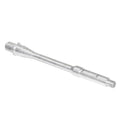 Battleaxe 265mm/280mm M4 CQB Canon Extérieur -14mm CCW sens antihoraire Convient pour M4 M16 AEG Fusil Airsoft Argent