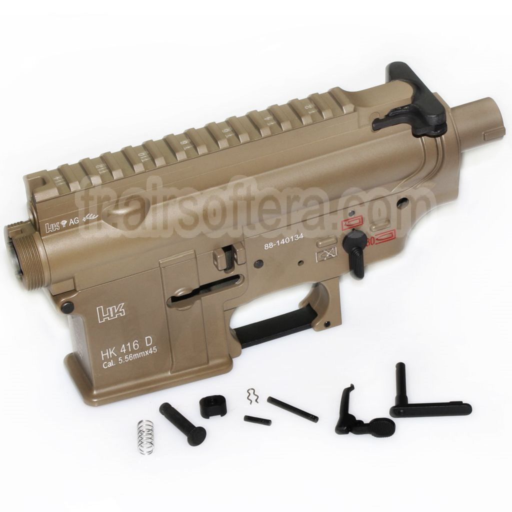 E&amp;C 416 Haut Bas Métal Boîtier B Convient pour E&amp;C Tokyo Marui M4 M16 Série AEG Fusil Airsoft