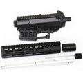 E&C Devgru N4 Haut Bas Métal Boîtier M-Lok Rail Garde-Main System Set Convient pour E&C Tokyo Marui M4 M16 Série AEG Fusil Airsoft