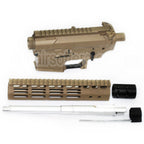 E&C Devgru N4 Haut Bas Métal Boîtier M-Lok Rail Garde-Main System Set Convient pour E&C Tokyo Marui M4 M16 Série AEG Fusil Airsoft