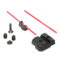 Guns Modifier GM SA Style CNC Acier Fibre Optique Visée Set Convient pour WE Tokyo Marui G-Série GBB Pistolet Airsoft