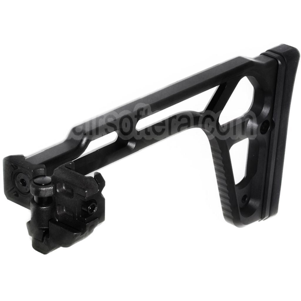 5KU 227mm Pliable Crosse avec 1913 Interface Convient pour MCX / MPX AEG Fusil Airsoft Noir