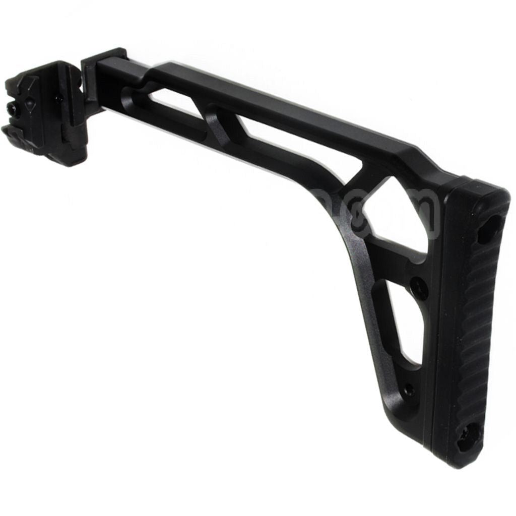 5KU 227mm Pliable Crosse avec 1913 Interface Convient pour MCX / MPX AEG Fusil Airsoft Noir