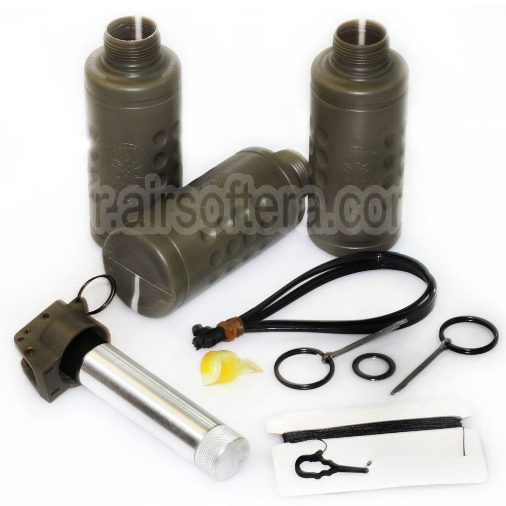 APS HAKKOTSU 3pièces Thunder Shocker Co2 Grenade Sonore Cartouche avec Core