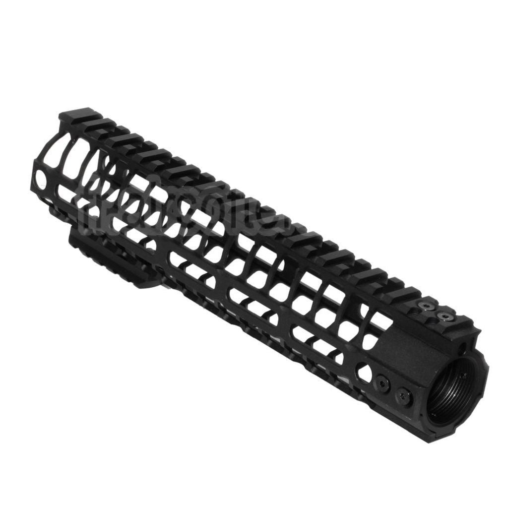 CYMA 256mm 10 Pouces M-LOK RAS Rail de Garde-Main Convient pour CYMA VFC GHK Tokyo Marui M4 M16 Série AEG Fusil Airsoft Noir