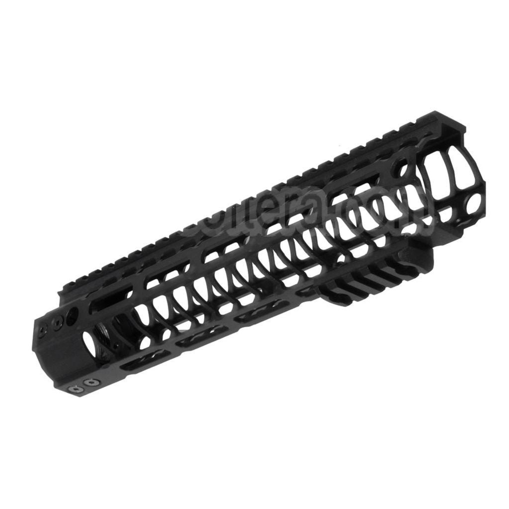 CYMA 256mm 10 Pouces M-LOK RAS Rail de Garde-Main Convient pour CYMA VFC GHK Tokyo Marui M4 M16 Série AEG Fusil Airsoft Noir