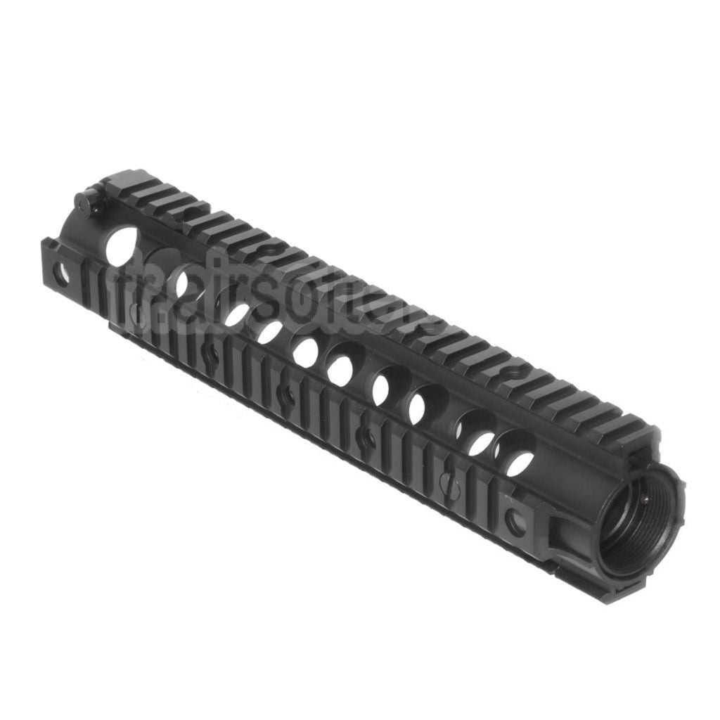 CYMA 273mm SR16 URX RAS Garde-Main 4-Côtés Rail System Convient pour CYMA Tokyo Marui M4 M16 Série AEG Fusil Airsoft Noir