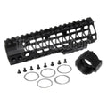 CYMA 185mm 7 Pouces M-LOK RAS Rail de Garde-Main Convient pour CYMA VFC GHK Tokyo Marui M4 M16 Série AEG Fusil Airsoft Noir