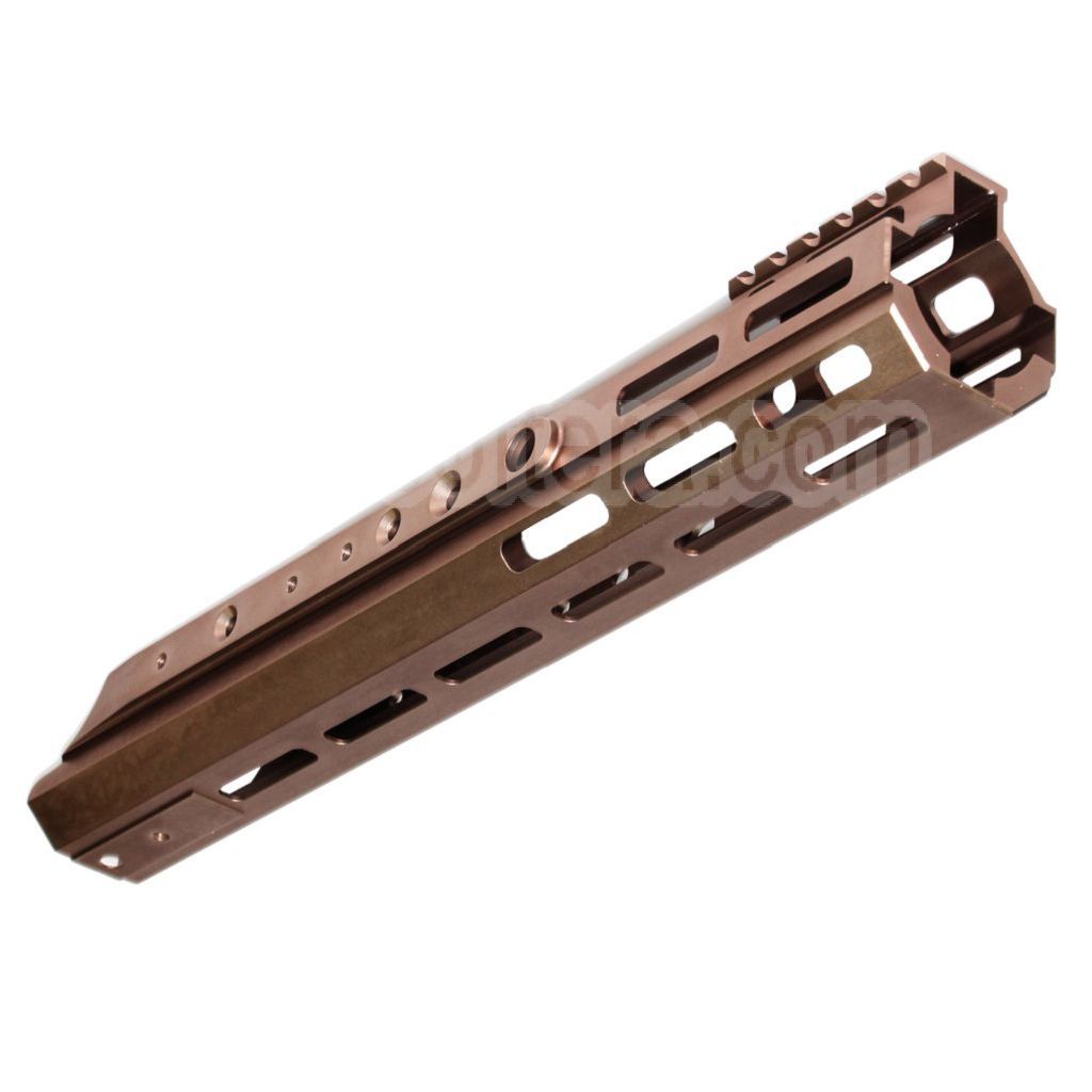 AirsoftEra CNC Aluminum 300mm KC Style MREX M-LOK Rail de Garde-Main Convient pour Double Bell BY-805 VFC WE-Tech Tokyo Marui SCAR Série AEG GBB Fusil
