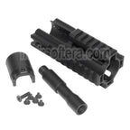 AirsoftEra CNC Aluminium 125mm 4-Côtés Rail de Garde-Main Convient pour Double Bell BY-805 VFC WE-Tech Tokyo Marui SCAR Série AEG GBB Fusil