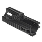 AirsoftEra CNC Aluminium 125mm 4-Côtés Rail de Garde-Main Convient pour Double Bell BY-805 VFC WE-Tech Tokyo Marui SCAR Série AEG GBB Fusil