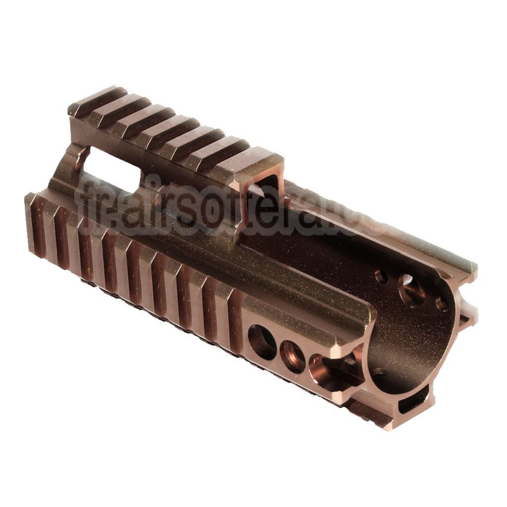 AirsoftEra CNC Aluminium 125mm 4-Côtés Rail de Garde-Main Convient pour Double Bell BY-805 VFC WE-Tech Tokyo Marui SCAR Série AEG GBB Fusil