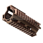 AirsoftEra CNC Aluminium 125mm 4-Côtés Rail de Garde-Main Convient pour Double Bell BY-805 VFC WE-Tech Tokyo Marui SCAR Série AEG GBB Fusil