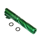 5KU 4.3 pouces CNC Aluminium Tornade Style Spirale Canon Extérieur +11mm CW sens horaire Convient pour Tokyo Marui Hi-Capa 4.3 GBB Pistolet Airsoft