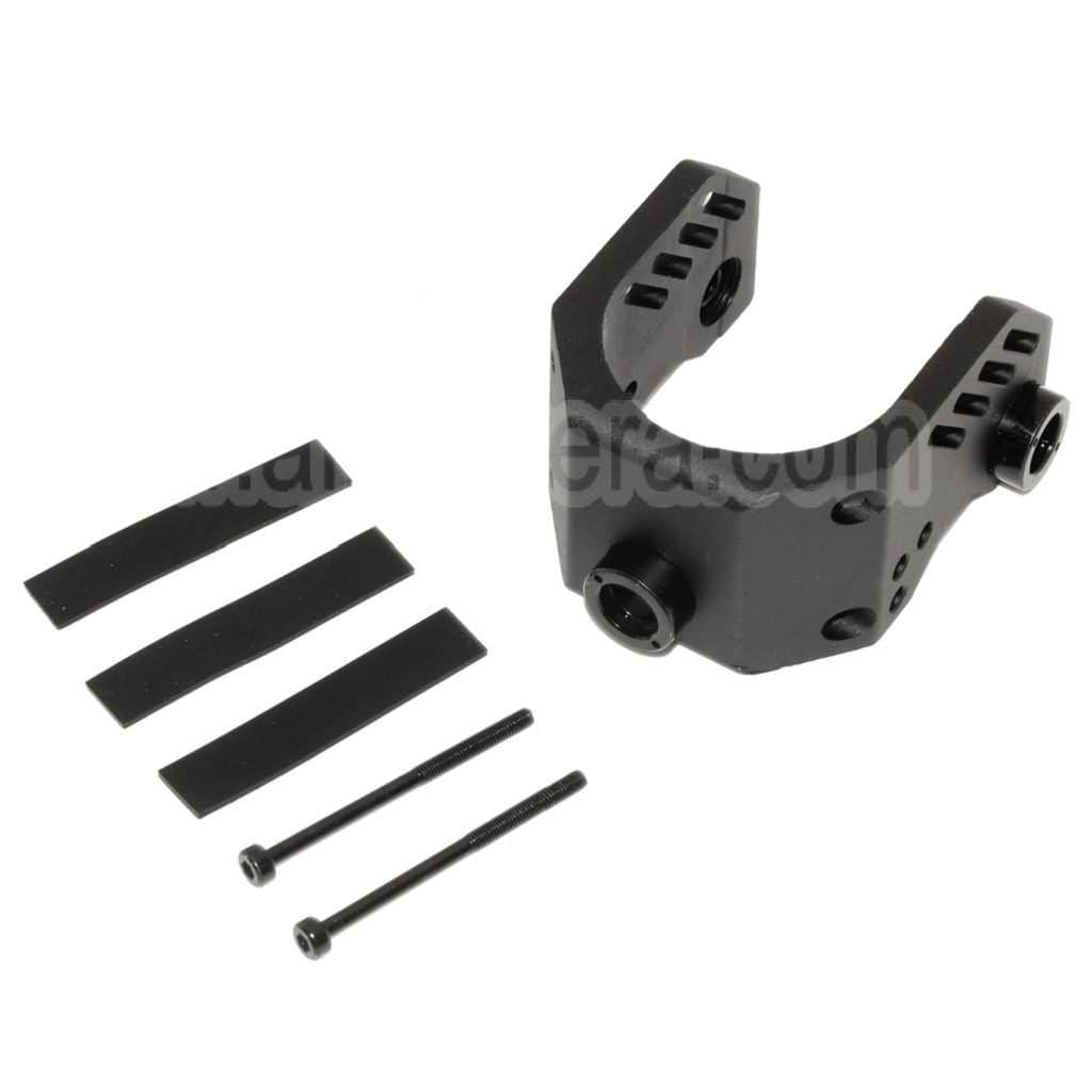 AirsoftEra Crosse Sangle Adaptateur Plaque C Convient pour CYMA CM060 Tokyo Marui P90 AEG Fusil Noir