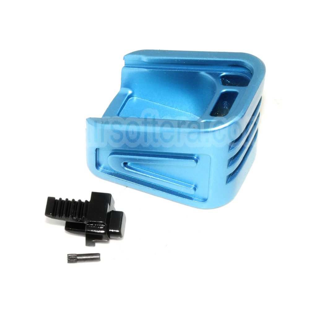 APS Aluminium Chargeur Base Plaque B Convient pour APS ACP SHARK / Tokyo Marui G17 G18C GBB Pistolet Chargeur