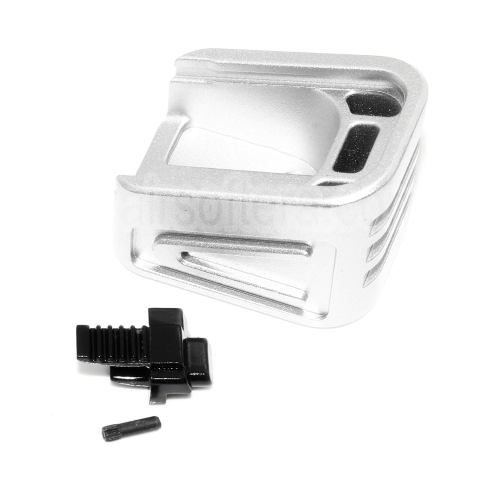 APS Aluminium Chargeur Base Plaque B Convient pour APS ACP SHARK / Tokyo Marui G17 G18C GBB Pistolet Chargeur